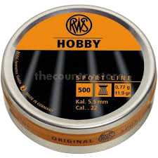RWS Hobby 22cal (5.5mm) 11.9gr FN 500/can Target Pellets