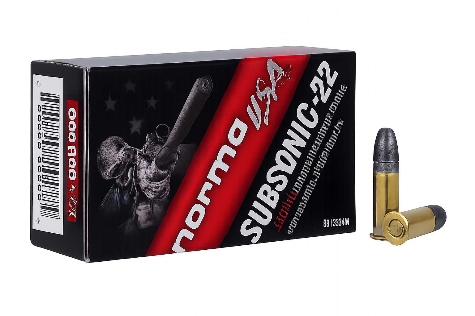 Norma Subsonic 22LR 40Gr LHP 50ct/box Ammunition